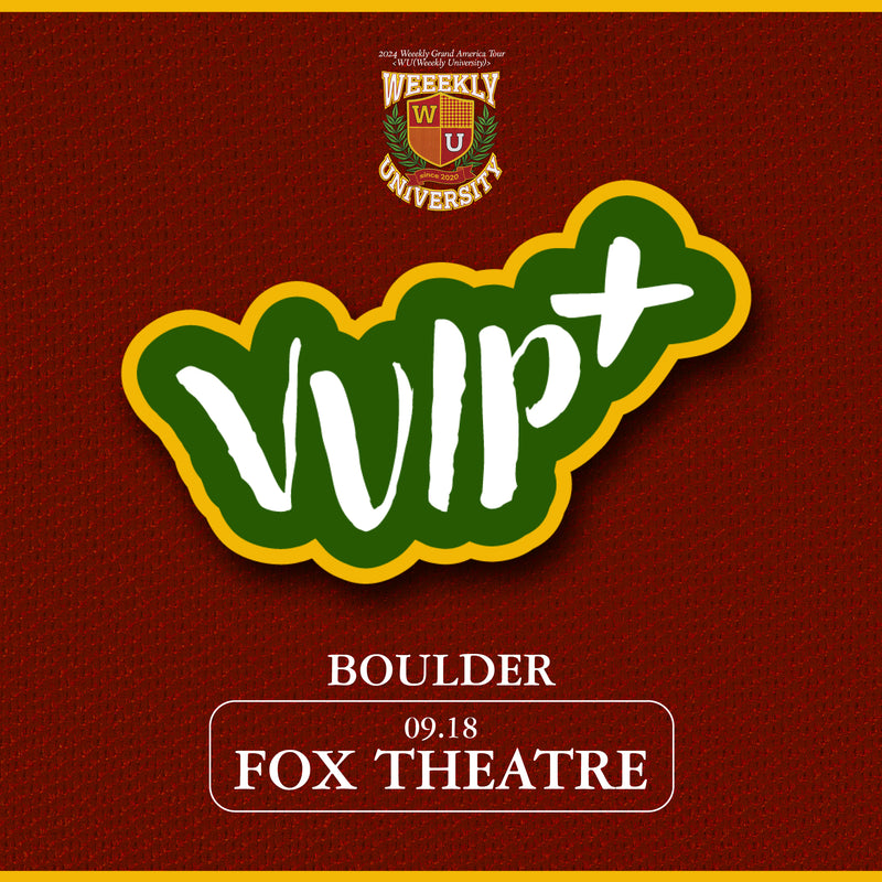 WEEEKLY - BOULDER - VVIP+ BENEFIT PACKAGE