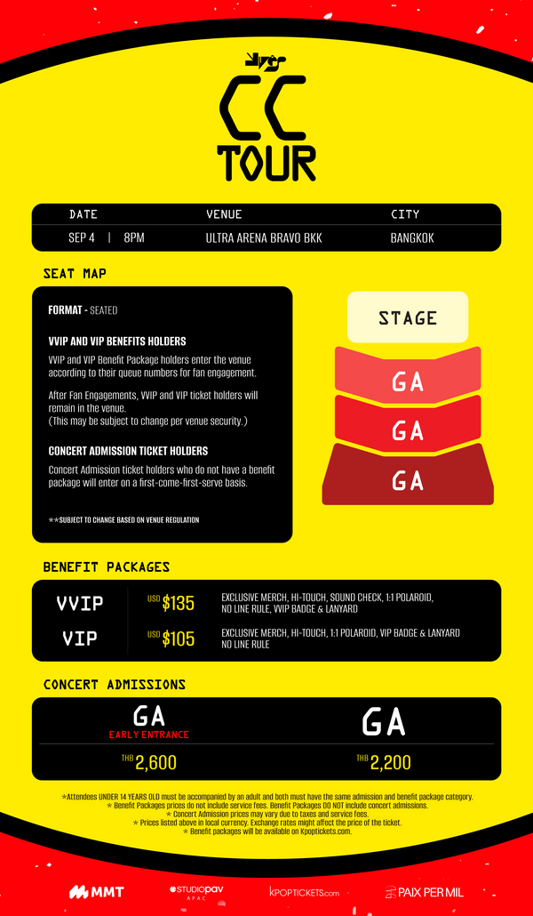 YVES - BANGKOK - VVIP BENEFIT PACKAGE
