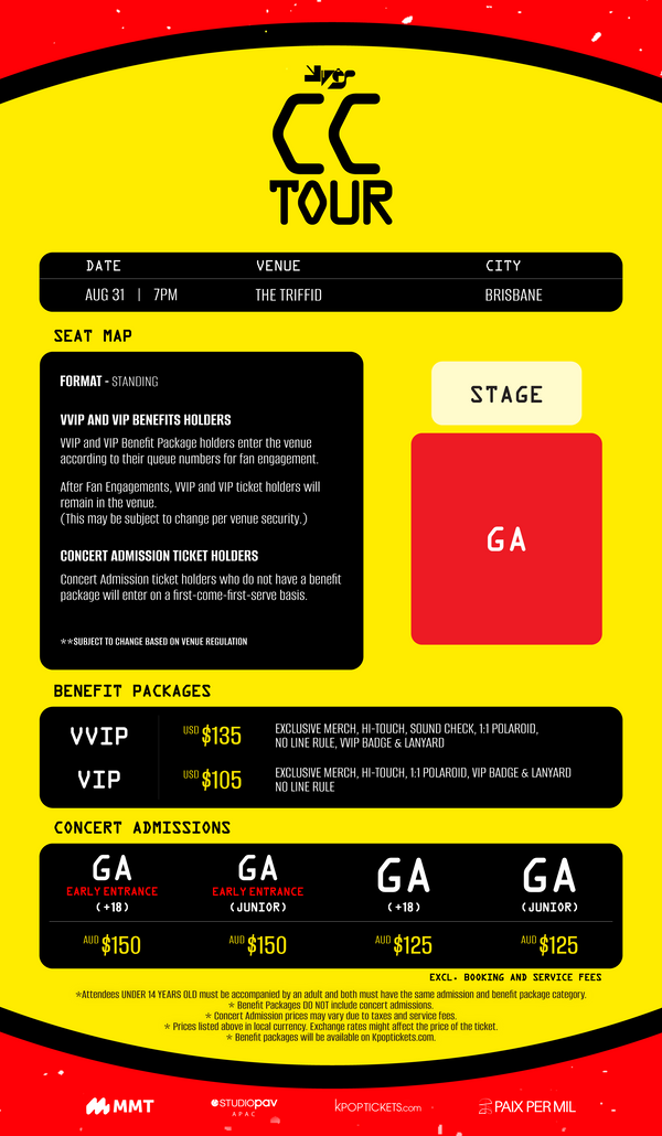 YVES - BRISBANE - VVIP BENEFIT PACKAGE