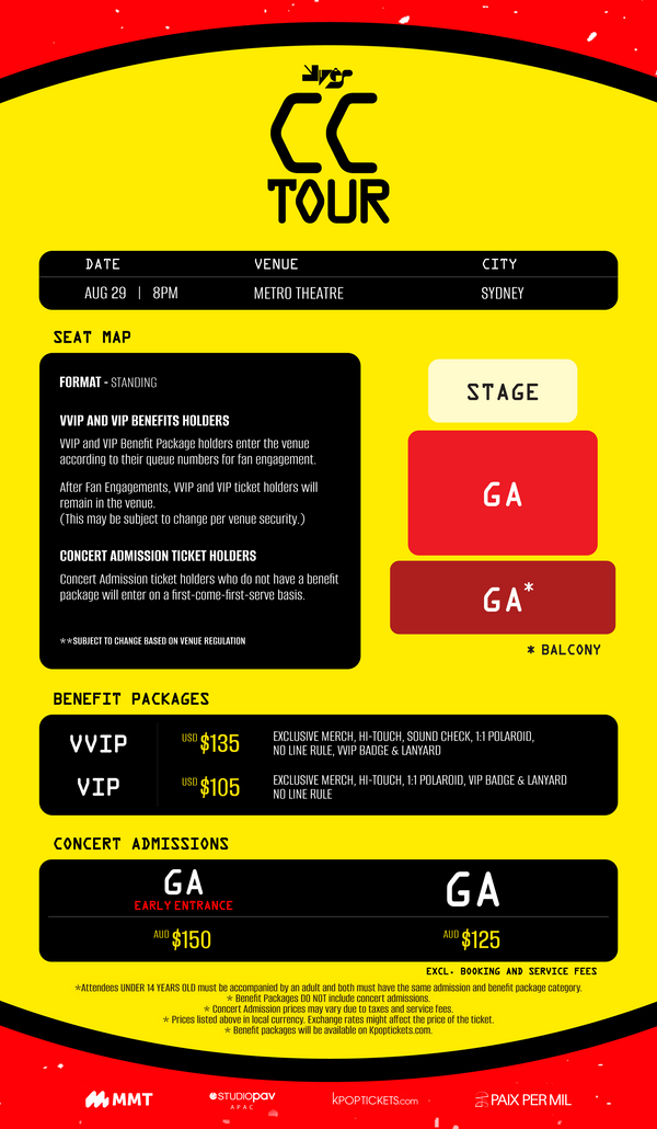 YVES - SYDNEY - VVIP BENEFIT PACKAGE