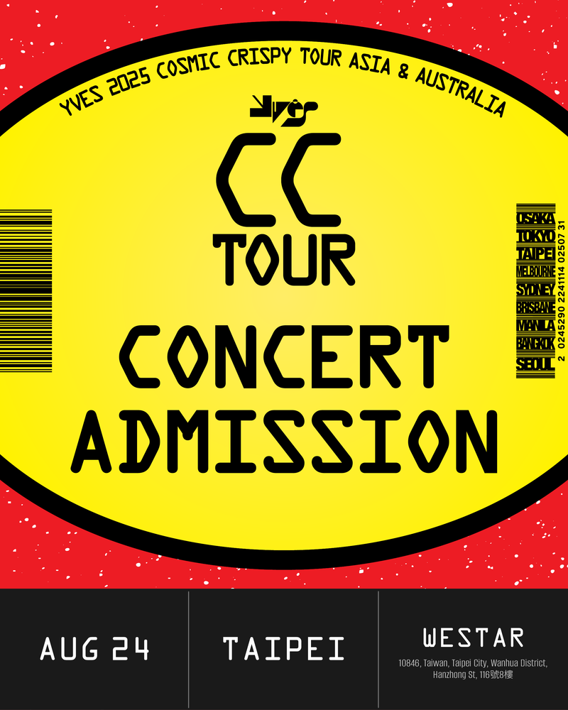 YVES - TAIPEI - CONCERT ADMISSION