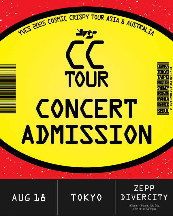 YVES - TOKYO - CONCERT ADMISSION